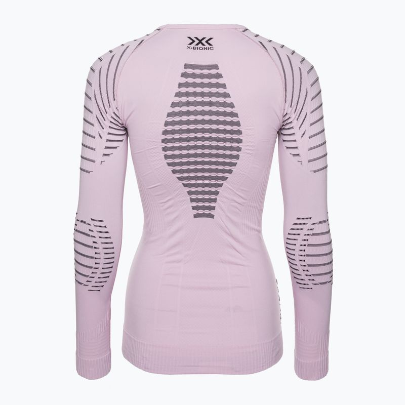 Bluză termică damă X-Bionic Invent 4.0 LS winsome orchid/opal black 3
