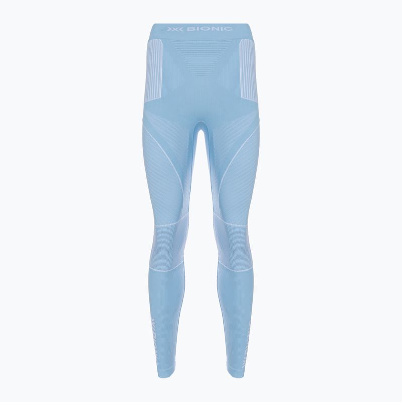 Pantaloni termoactivi pentru femei X-Bionic Energy Accumulator 4.0 ice blue/arctic white 3