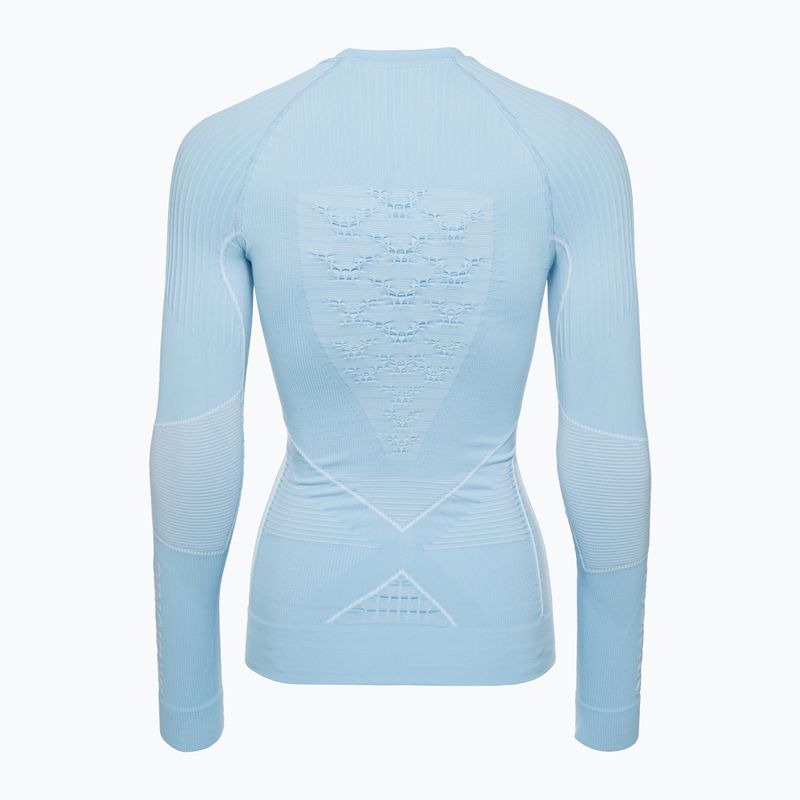 Bluză termică damă X-Bionic Energy Accumulator 4.0 LS ice blue/arctic white 2