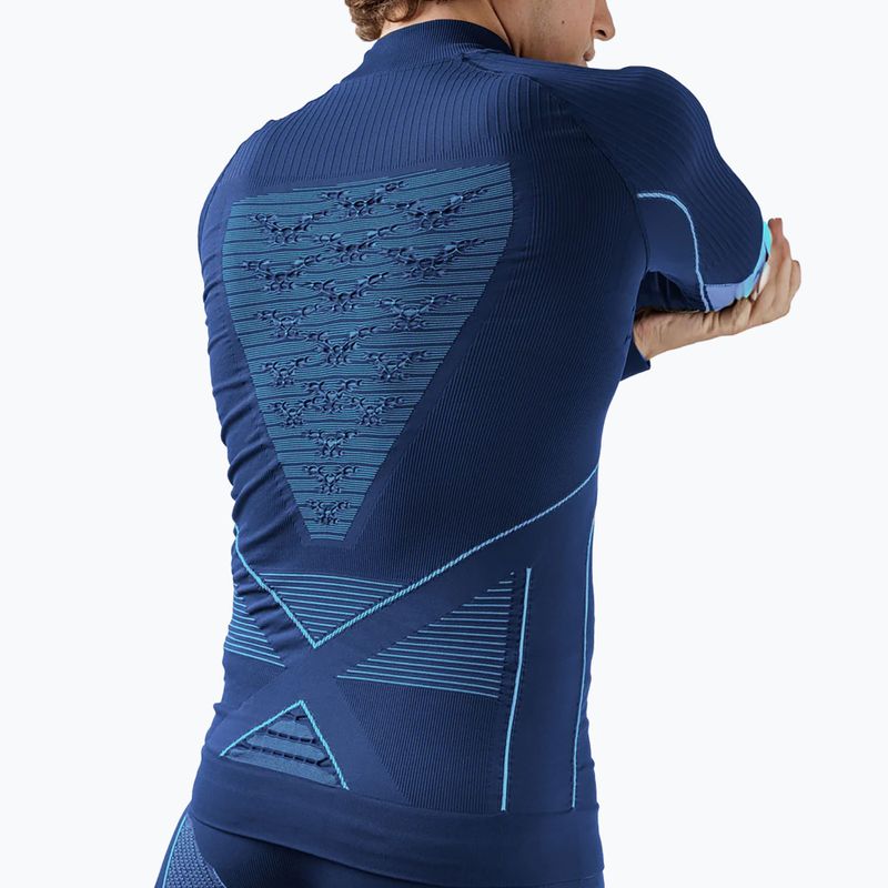 Bluză termică pentru bărbați X-Bionic Energy Accumulator 4.0 Turtle Neck navy/blue 3