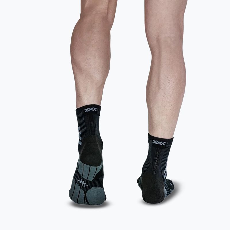 Șosete X-Socks Hike Perform Natural Ankle anthracite/turquoise 3