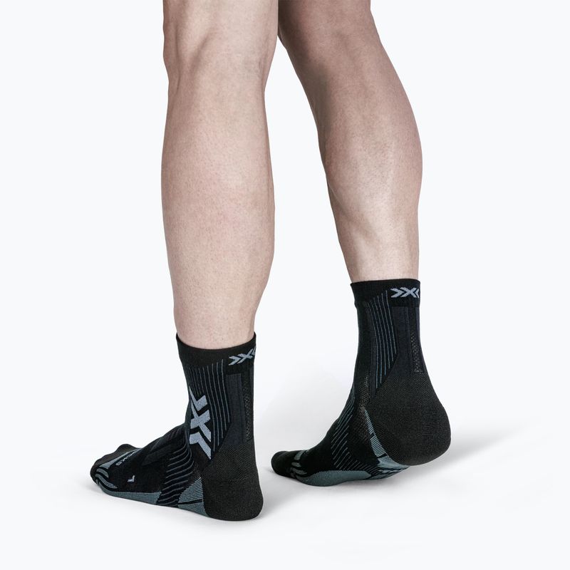 Șosete X-Socks Hike Perform Natural Ankle anthracite/turquoise 4