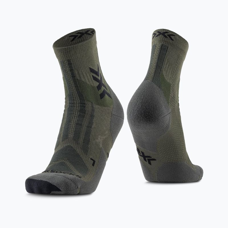 Șosete X-Socks Hike Discover Ankle dark sage/black