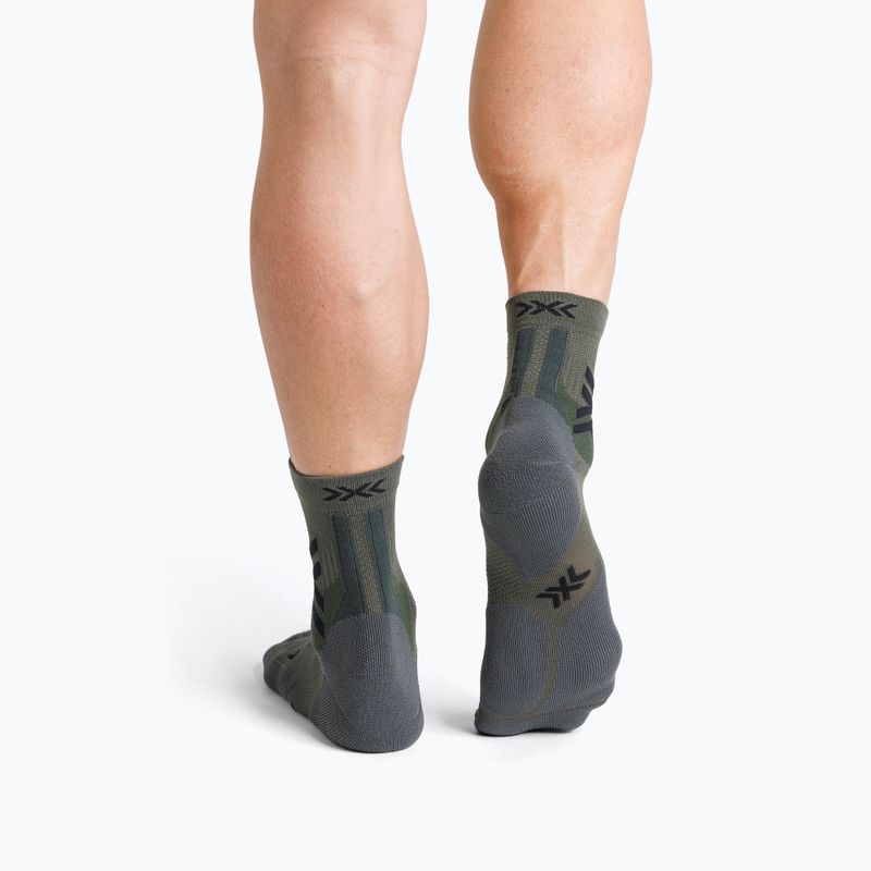 Șosete X-Socks Hike Discover Ankle dark sage/black 4