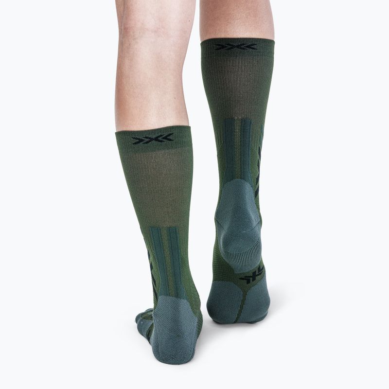 Șosete X-Socks Hike Discover Crew green/black 3