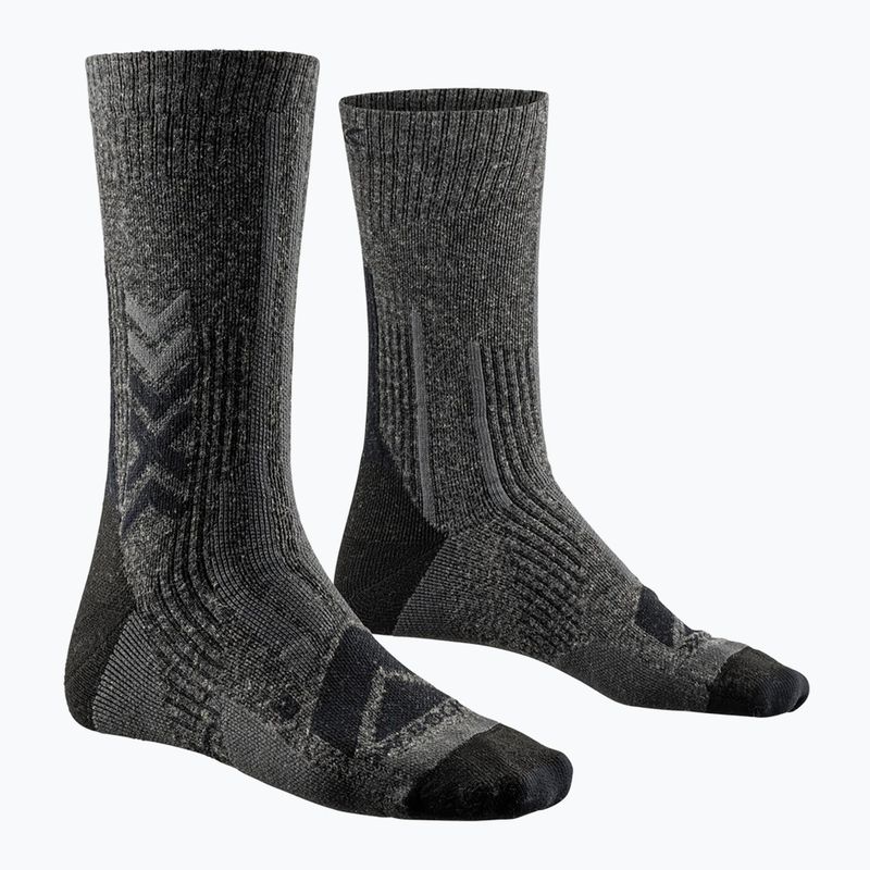 Șosete de trekking X-Socks Hike Perform Merino Crew black/charcoal