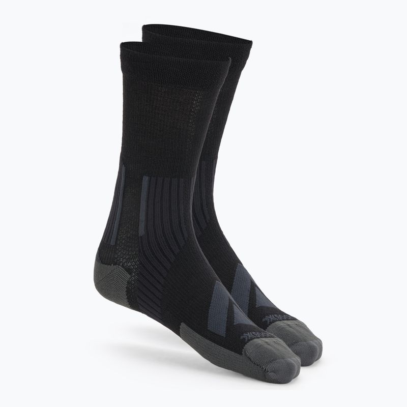 Șosete de ciclism X-Socks Bike Expert Merino Crew black/charcoal