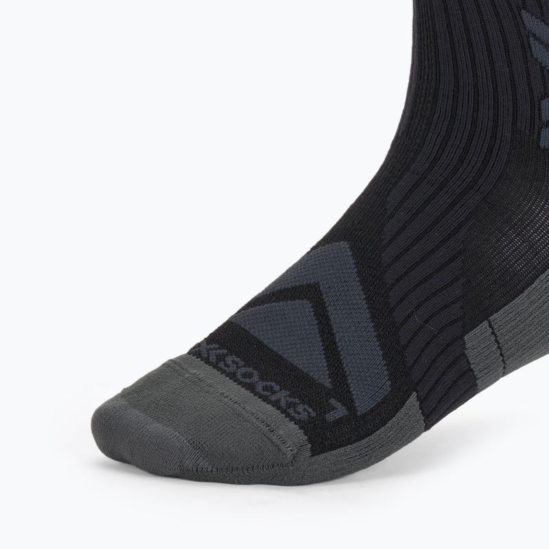Șosete de ciclism X-Socks Bike Expert Merino Crew black/charcoal