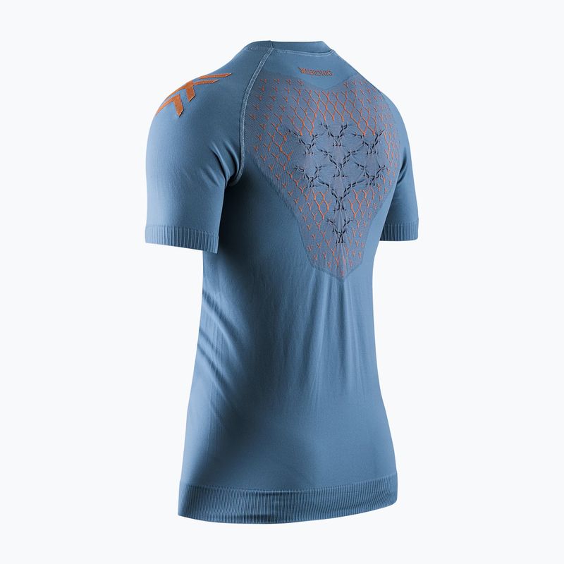 Tricou de alergare pentru bărbați X-Bionic Twyce Run blue/white 2