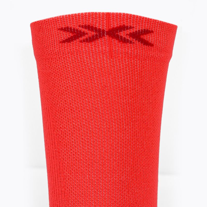 Șosete pentru bărbați X-Socks Trailrun Perform Crew fluo red/namib red 3