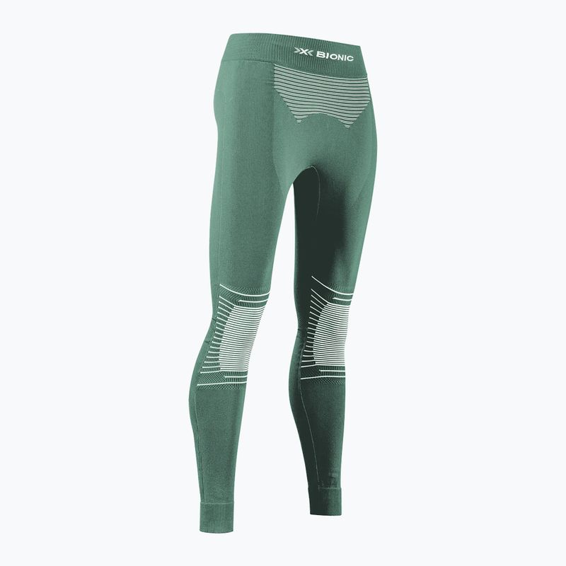 Pantaloni termoactivi pentru femei X-Bionic Energizer 4.0 sage green/optical white