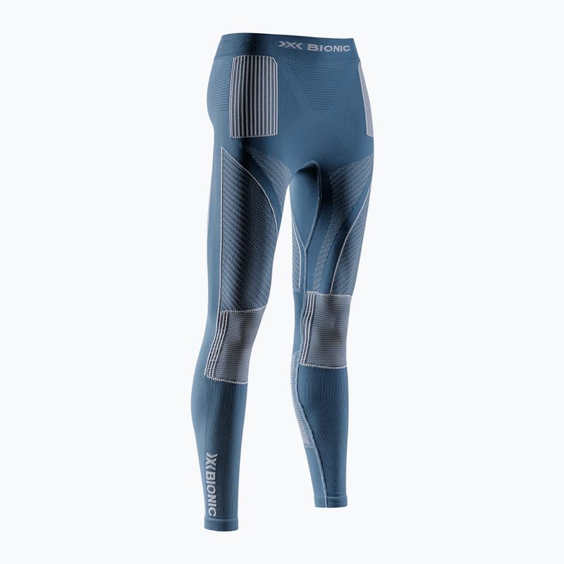 Colanți termoactivi pentru femei X-Bionic Energy Accumulator 4.0 mineral blue / arctic white