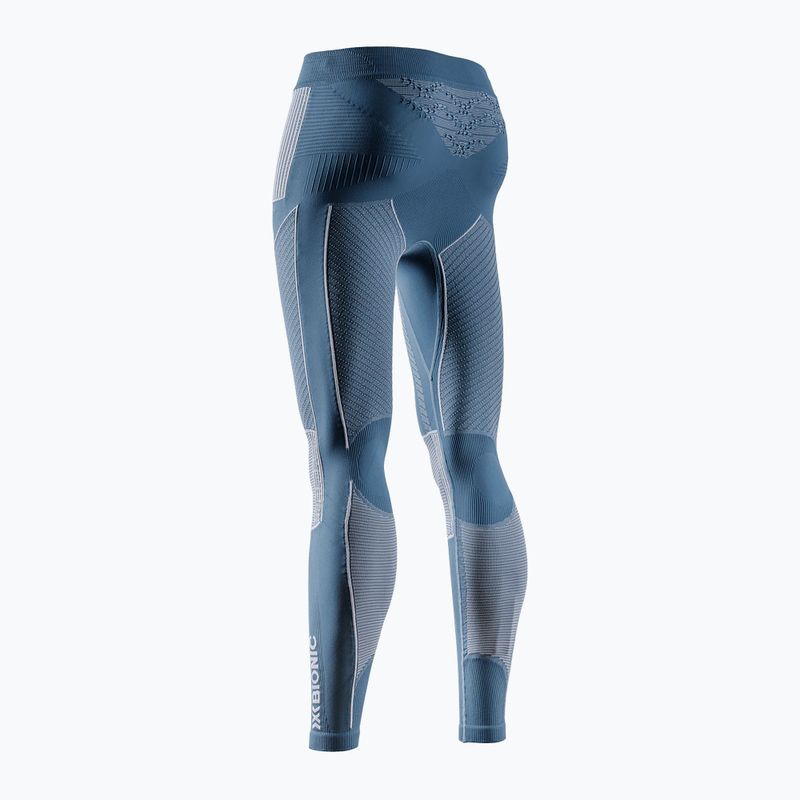 Colanți termoactivi pentru femei X-Bionic Energy Accumulator 4.0 mineral blue / arctic white 2