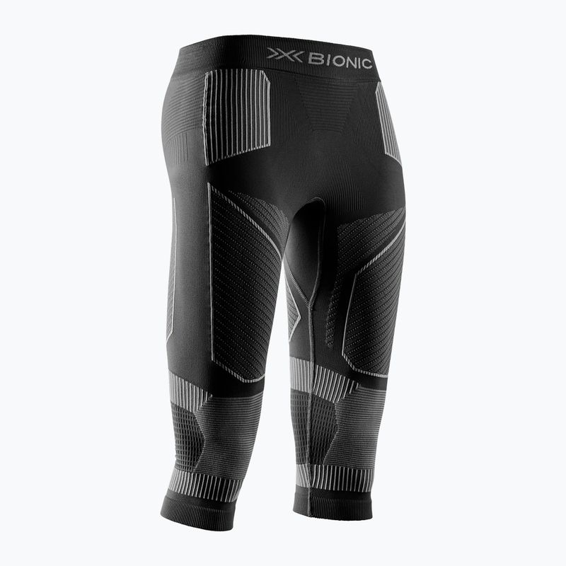Pantaloni termoactivi pentru femei X-Bionic Energy Accumulator Light Pants 3/4 black/light grey