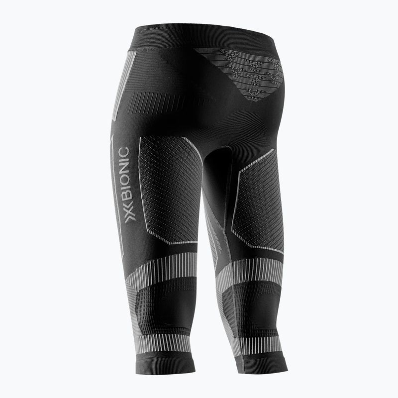 Pantaloni termoactivi pentru femei X-Bionic Energy Accumulator Light Pants 3/4 black/light grey 2