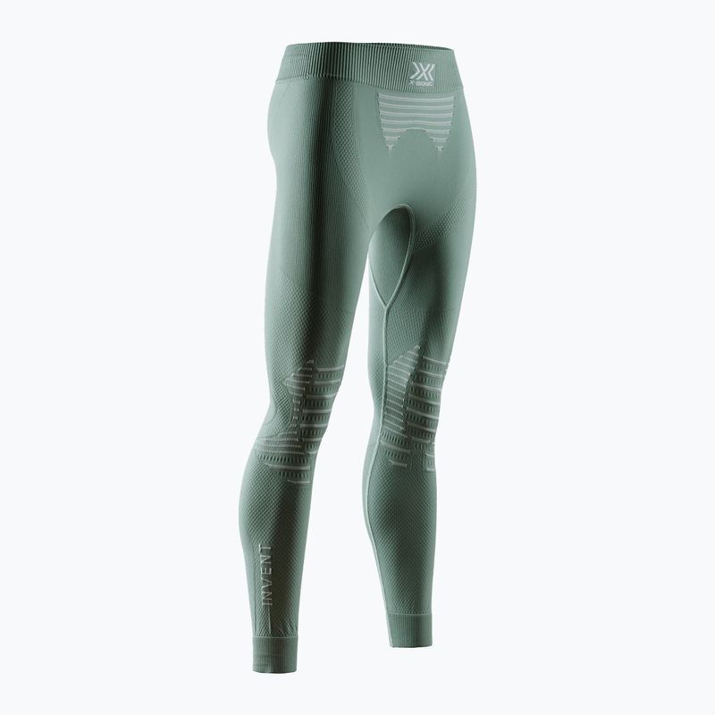 Pantaloni termoactivi pentru femei X-Bionic Invent 4.0 sage green/optical white