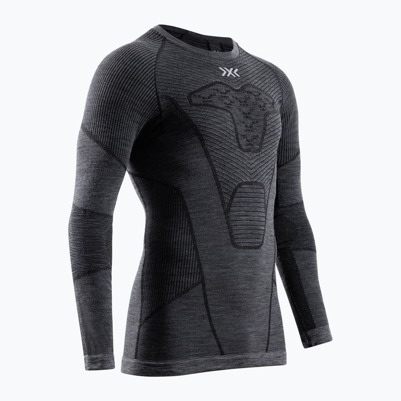 Bluză termică pentru bărbați X-Bionic Symbio Merino Shirt rhino grey