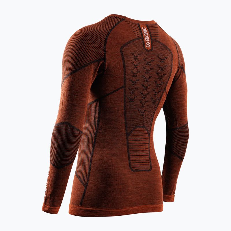 Longsleeve termoactiv pentru bărbați X-Bionic Symbio Merino Shirt clay 2