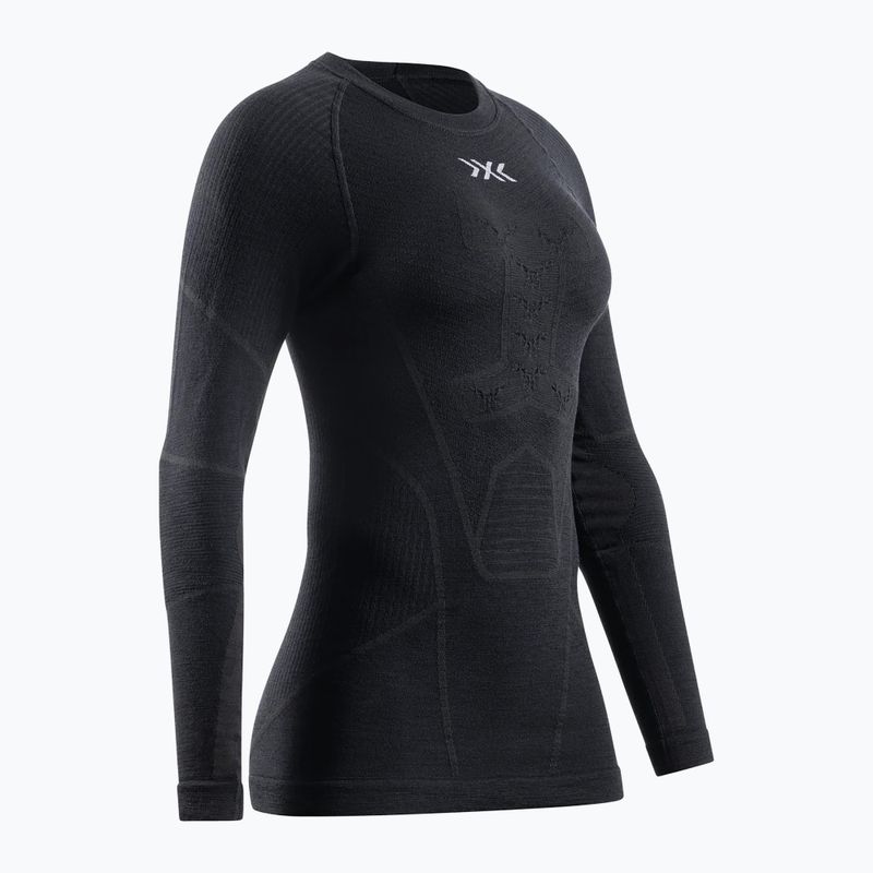 Longsleeve termoactiv pentru femei X-Bionic Symbio Merino Shirt opal black