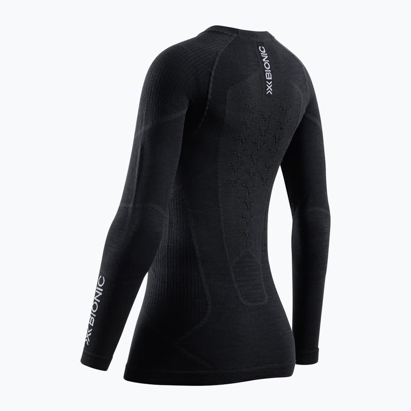 Longsleeve termoactiv pentru femei X-Bionic Symbio Merino Shirt opal black 2