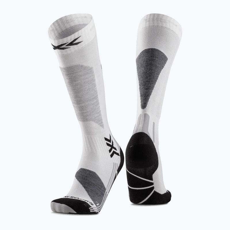 Șosete de schi pentru femei X-Socks Ski Discover Otc x white/grey