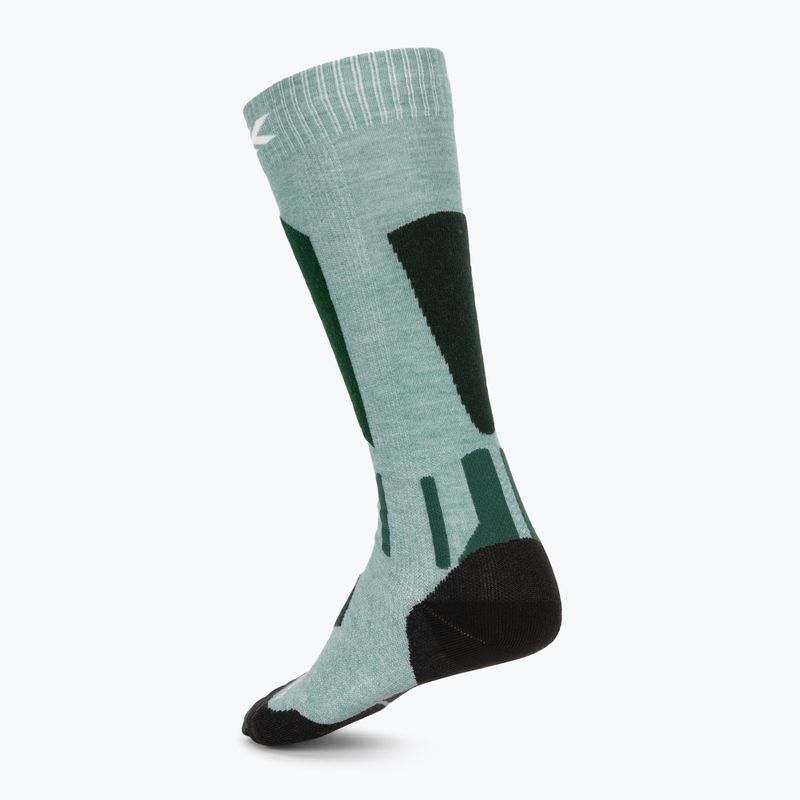 Șosete de schi pentru femei X-Socks Ski Discover Otc sage green/english lawn 2