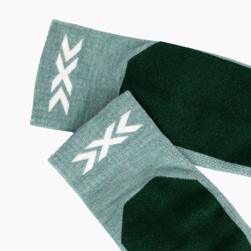 Șosete de schi pentru femei X-Socks Ski Discover Otc sage green/english lawn 4
