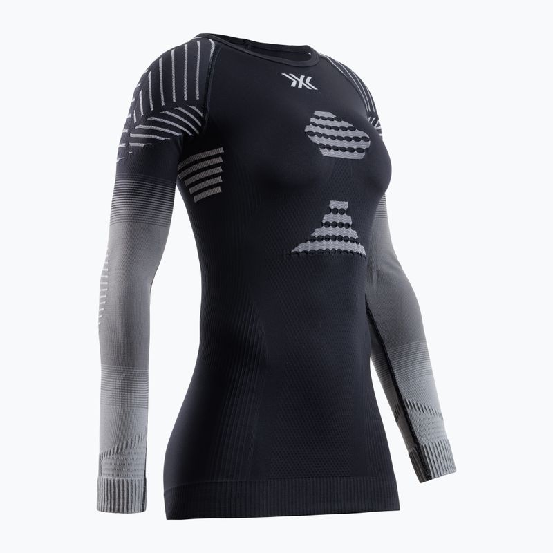 Bluză termică damă X-Bionic Invent Fx Shirt black/grey/light grey 2