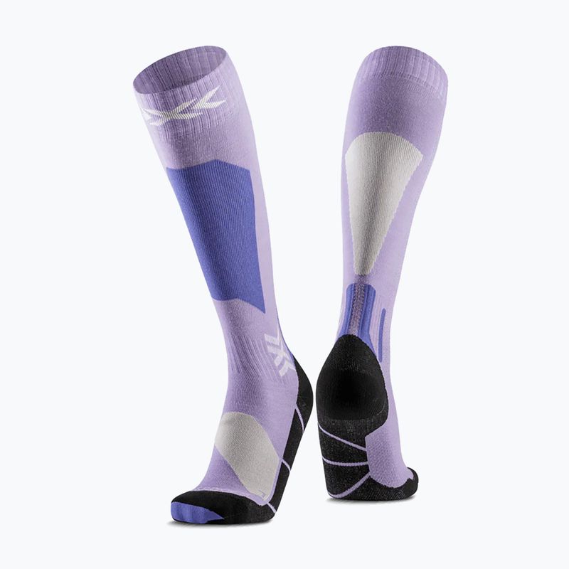 Șosete de schi X-Socks Ski Discover Merino Otc muted lavender/light sand