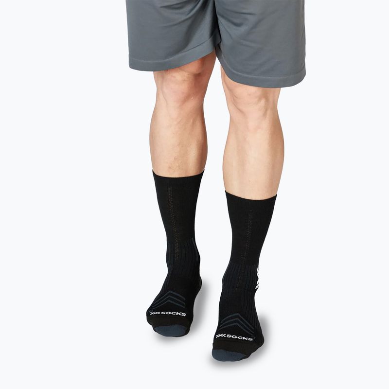Șosete X-Socks Run Expert Silk Merino Crew x black/light gray 6