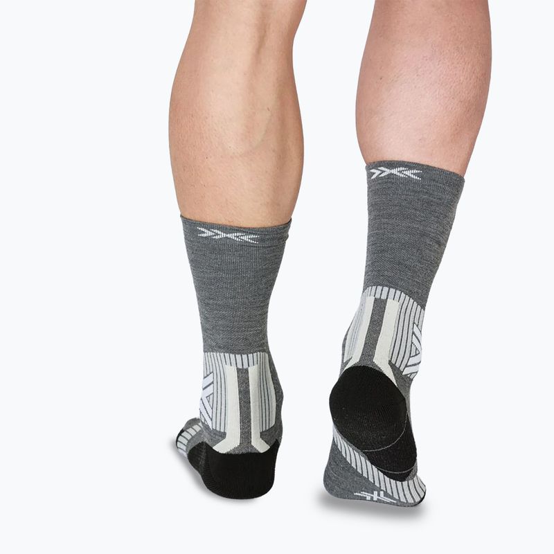 Șosete X-Socks Run Expert Silk Merino Crew seal grey/light sand 7