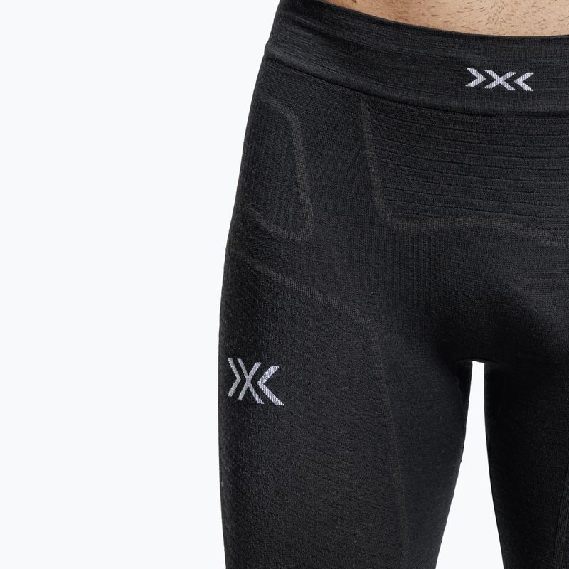Colanți termoactivi pentru bărbați X-Bionic Symbio Merino 3/4 black 3