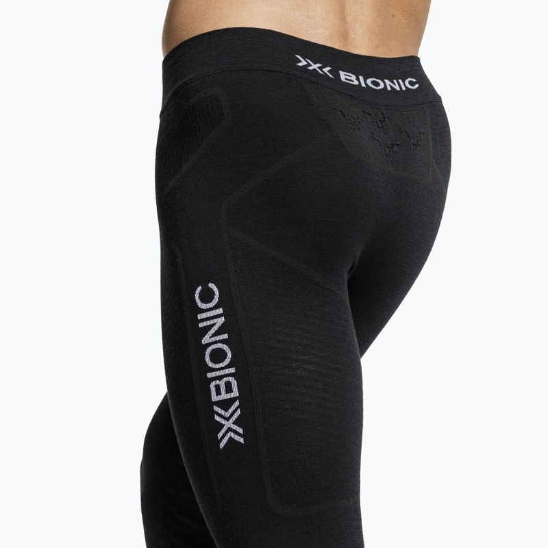Colanți termoactivi pentru bărbați X-Bionic Symbio Merino 3/4 black 4
