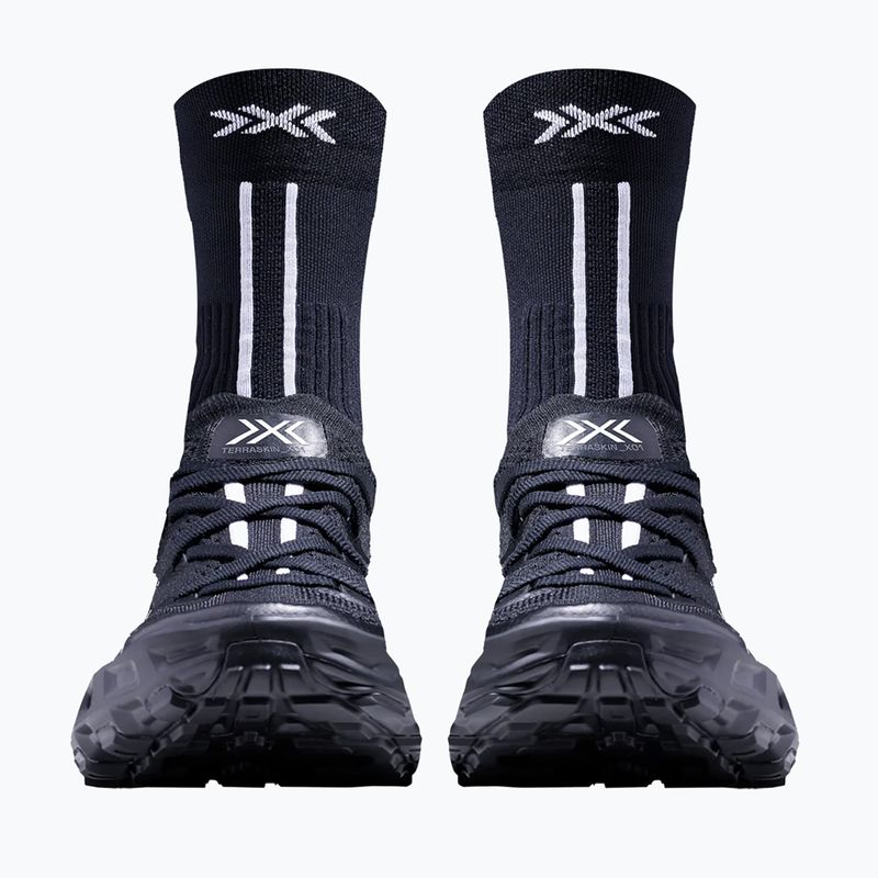 Încălțăminte de alergare + șosete X-Bionic Terraskin X01 x black/x white 4