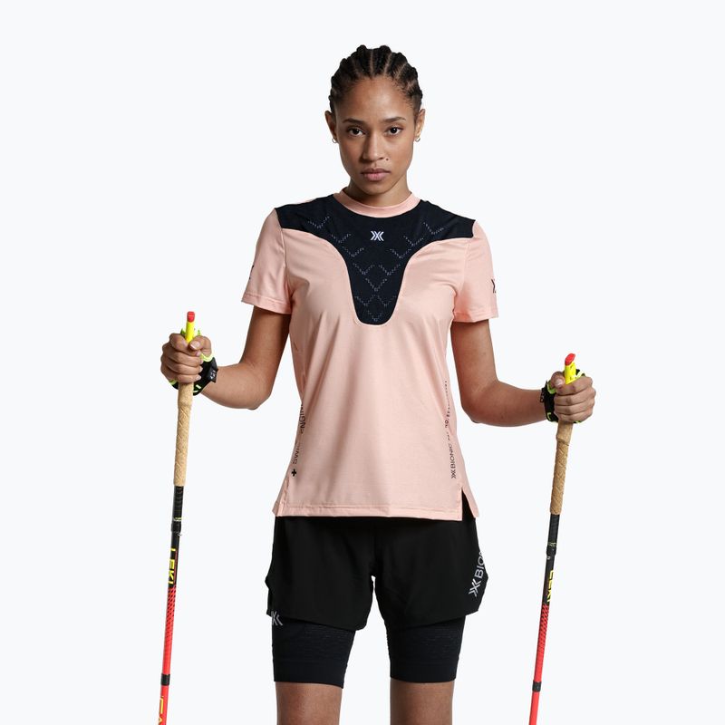 Tricou de alergare pentru femei X-Bionic Corefusion Run Shirt fresh peach