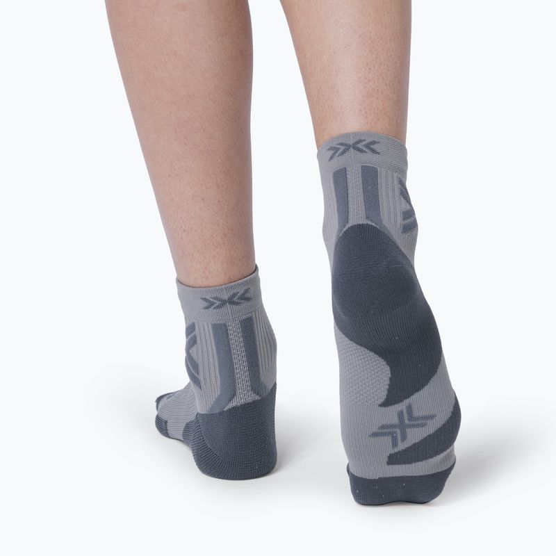 Șosete X-Socks Run Discover Ankle raincloud/x black 3