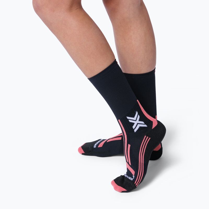 Șosete pentru femei X-Socks Trailrun Perform Crew x black/dusty rose 2