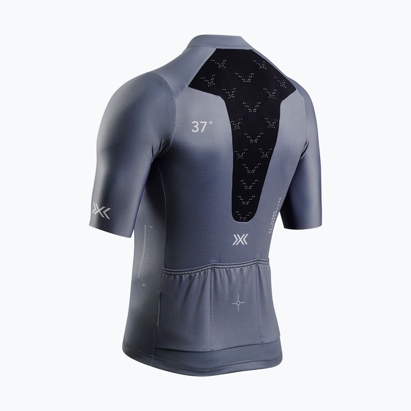 Tricou de ciclism pentru bărbați X-Bionic Corefusion Ride Jersey rhino grey 8