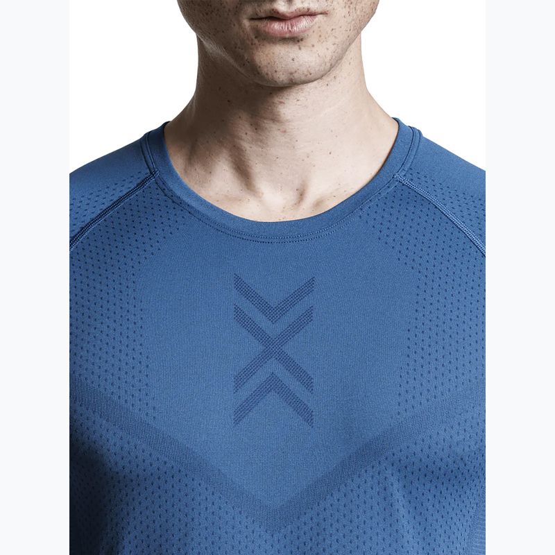 Tricou de alergare pentru bărbați X-Bionic Xceed Run albastru ardezie/marin 5