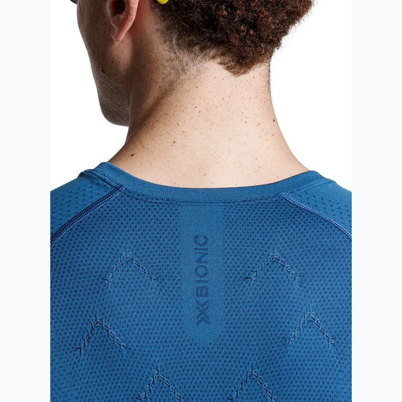 Tricou de alergare pentru bărbați X-Bionic Xceed Run albastru ardezie/marin 6