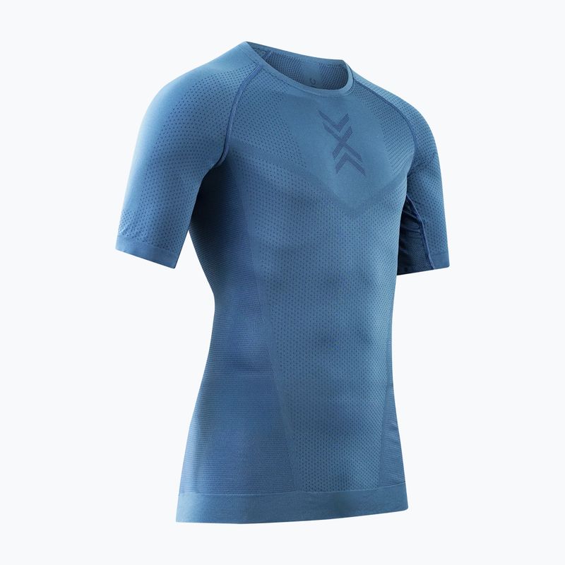 Tricou de alergare pentru bărbați X-Bionic Xceed Run albastru ardezie/marin 7