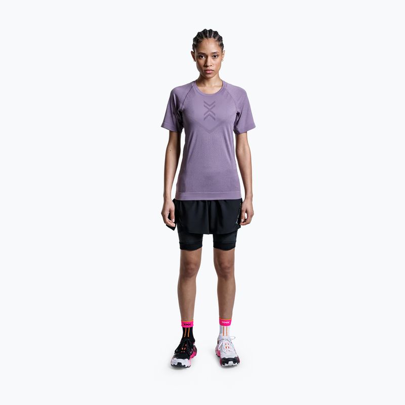 Tricou de alergare pentru femei X-Bionic Xceed Run dusty lavender/lavender night 2