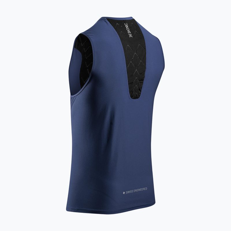 Tricou de alergare X-Bionic Corefusion Run Tank marine 2