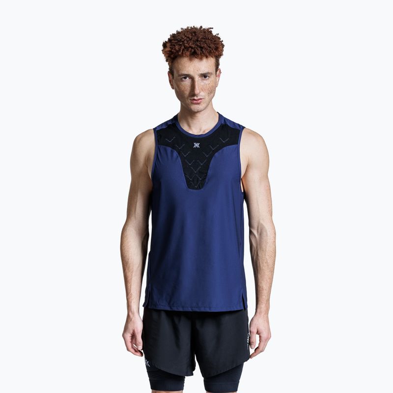 Tricou de alergare X-Bionic Corefusion Run Tank marine 4