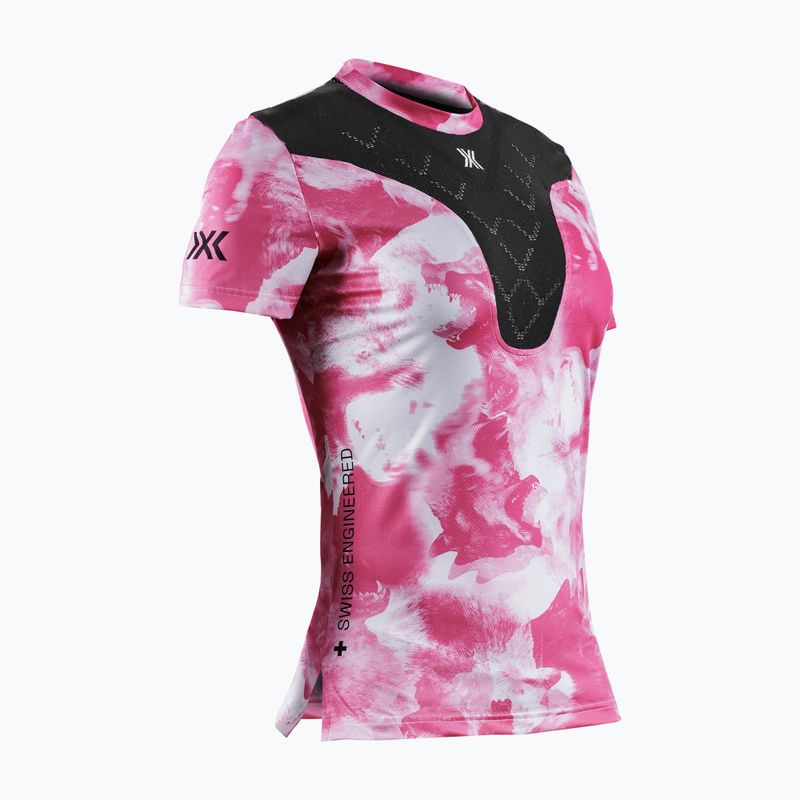 Tricou de alergare pentru femei X-Bionic Corefusion Run wolfpack/white/neo pink 7