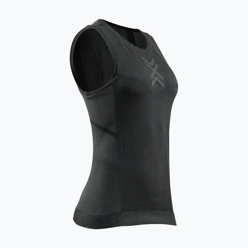 Tricou de alergare pentru femei X-Bionic Xceed Run x negru/gri rinocer 2