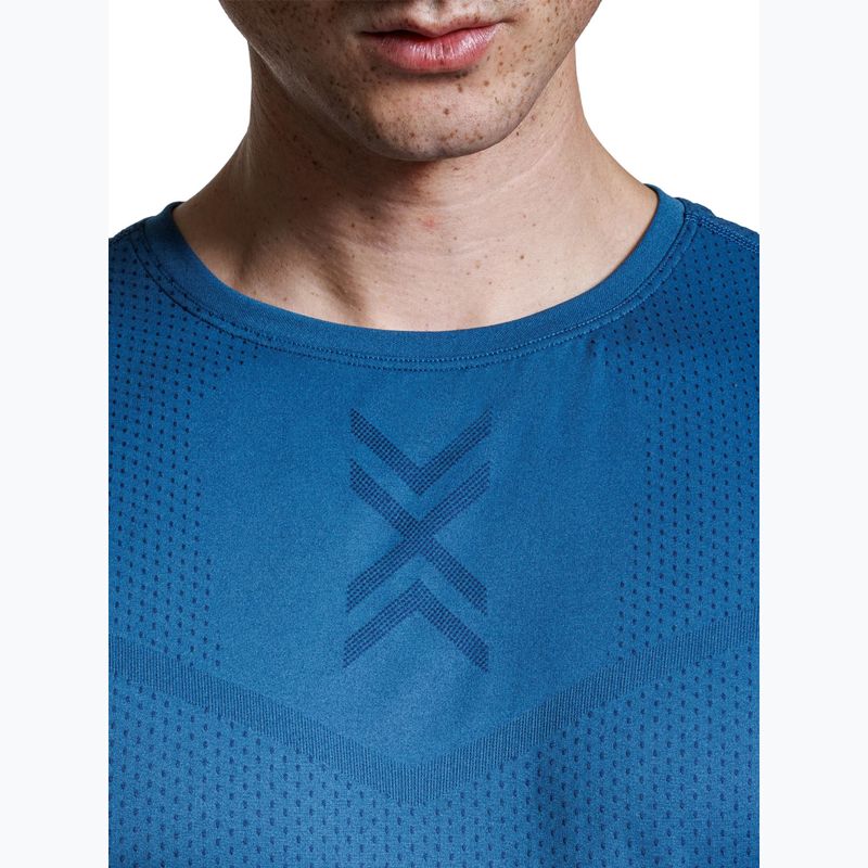 Tricou de alergare pentru bărbați X-Bionic Xceed Run albastru ardezie/marin 5