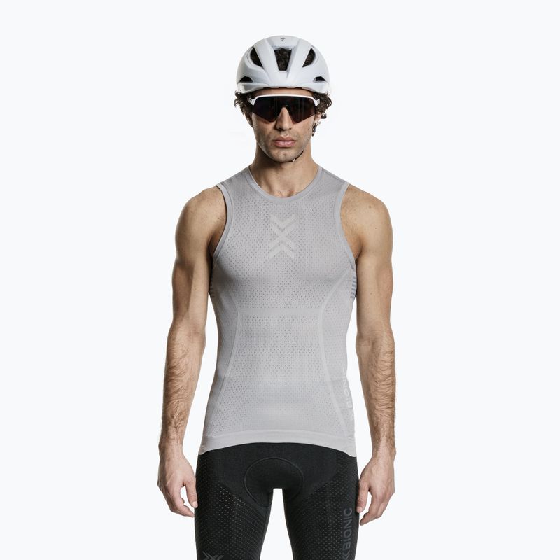 Maiou de ciclism X-Bionic Xceed Ride Baselayer seal grey/silver grey 4