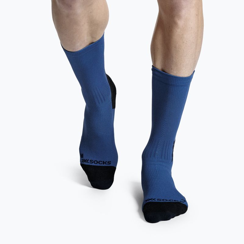 Șosete X-Socks Run Discover Crew navy/x black 2