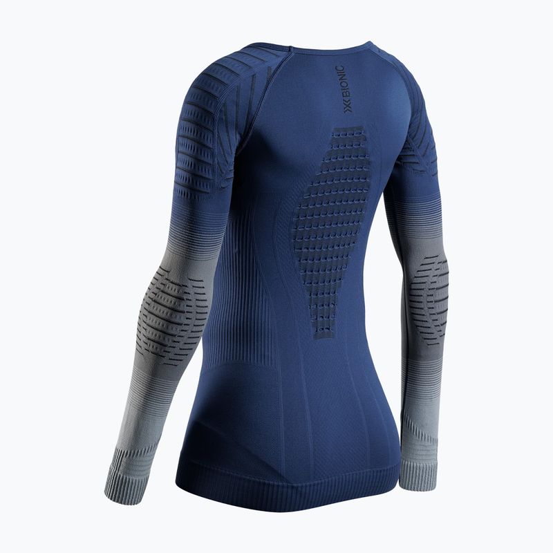 Bluză termică damă X-Bionic Invent Fx Shirt marine/grey/light grey 2